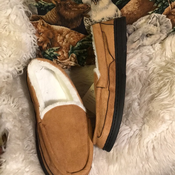 Dimore slippers .new w tags suede fur 9 - Picture 4 of 4
